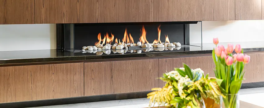 Double-height Fireplace Design Refurbishment in Dunedin, Florida