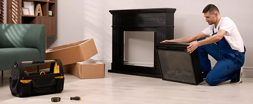 Old Rusted Metal Fireplace Repair And Replacement in Dunedin, FL